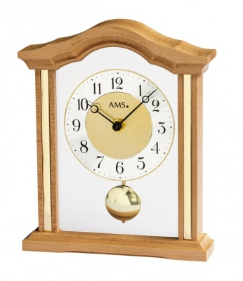 Luxusní dřevěné stolní hodiny 1174/18 AMS 23cm
Click to view the picture detail.