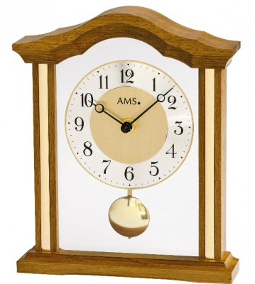 Luxusní dřevěné stolní hodiny 1174/4 AMS 23cm
Click to view the picture detail.