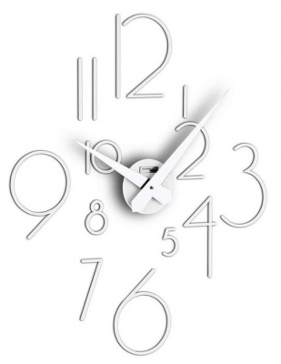 Designové nástěnné nalepovací hodiny I211BN white IncantesimoDesign 85cm
Click to view the picture detail.