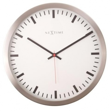 Designové nástěnné hodiny 2520 Nextime Stripe white 26cm
Click to view the picture detail.