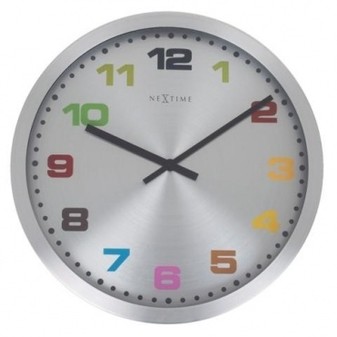 Designové nástěnné hodiny 2907kl Nextime Mercure color 45cm
Click to view the picture detail.