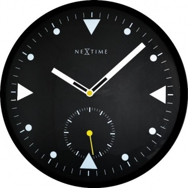 Designové nástěnné hodiny 3049 Nextime Serious black 32cm
Click to view the picture detail.