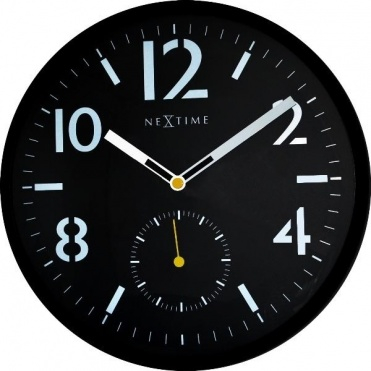 Designové nástěnné hodiny 3050 Nextime Serious black 32cm
Click to view the picture detail.
