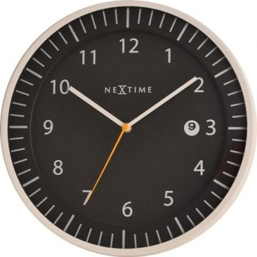 Designové nástěnné hodiny 3058zw Nextime Quick 35cm
Click to view the picture detail.