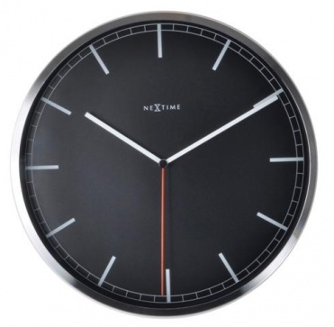 Designové nástěnné hodiny 3071zw Nextime Company Black Stripe 35cm
Click to view the picture detail.