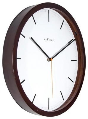 Designové nástěnné hodiny 3156br Nextime Company Wood 35cm
Click to view the picture detail.
