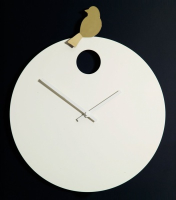 Designové nástěnné hodiny Diamantini&Domeniconi 394 gold Bird 40cm
Click to view the picture detail.