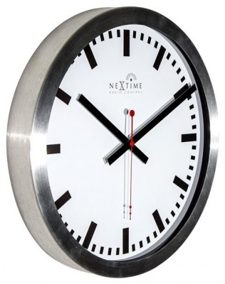 Designové nástěnné hodiny řízené signálem DCF 3999strc Nextime Station Stripe 35cm
Click to view the picture detail.