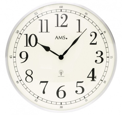 Nástěnné hodiny 5606 AMS řízené rádiovým signálem 40cm
Click to view the picture detail.