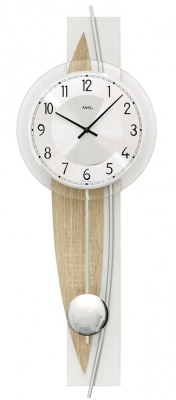 Designové nástěnné kyvadlové hodiny 7455 AMS 67cm
Click to view the picture detail.