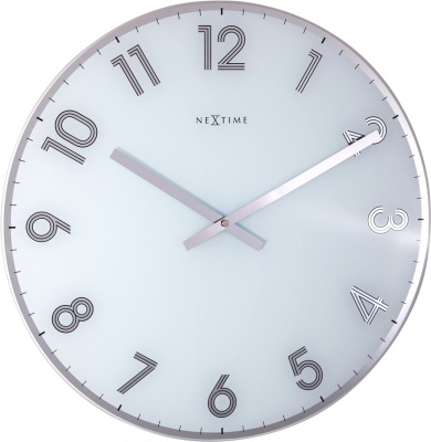 Designové nástěnné hodiny 8190wi Nextime Reflect 43cm
Click to view the picture detail.