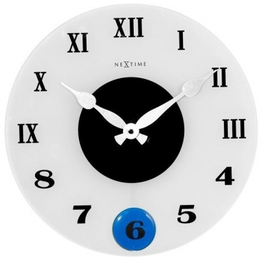 Designové nástěnné kyvadlové hodiny 8635 Nextime Milano Color 35cm
Click to view the picture detail.