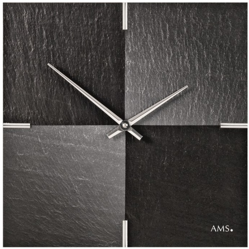 Designové nástěnné břidlicové hodiny 9520 AMS 30cm
Click to view the picture detail.