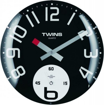 Nástěnné hodiny Twins 363 black 35cm
Click to view the picture detail.