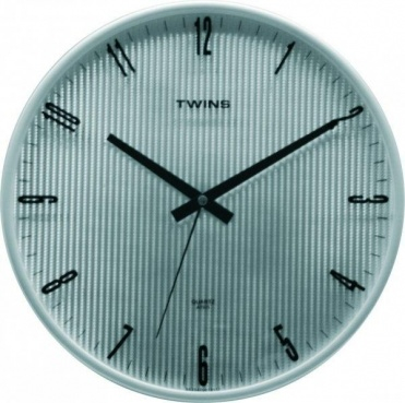 Nástěnné hodiny Twins 7911 silver 31cm
Click to view the picture detail.