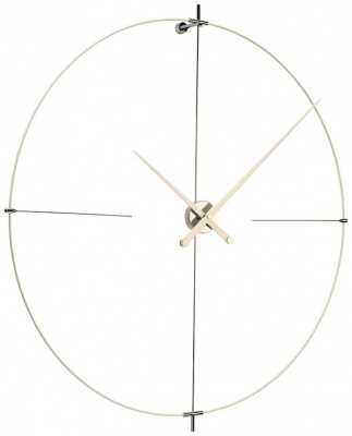 Designové nástěnné hodiny Nomon Bilbao L bílé 110cm
Click to view the picture detail.