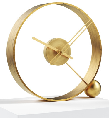 Design Table Clock Endless antik gold/gold 32cm
Click to view the picture detail.