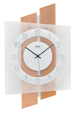 Designové nástěnné hodiny 5530 AMS řízené rádiovým signálem 46cm
Click to view the picture detail.