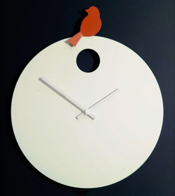 Designové nástěnné hodiny Diamantini&Domeniconi 394 orange Bird 40cm
Click to view the picture detail.