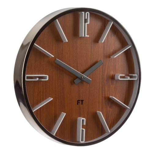 Designer wall clock Future Time FT6010TT Numbers 30cm
Click to view the picture detail.