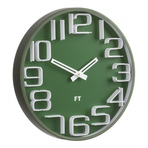 Designer wall clock Future Time FT8010GR Numbers 30cm
Click to view the picture detail.