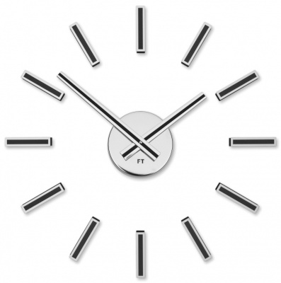 Designer self-adhesive wall clock Future Time FT9400BK Modular black 40cm
Click to view the picture detail.