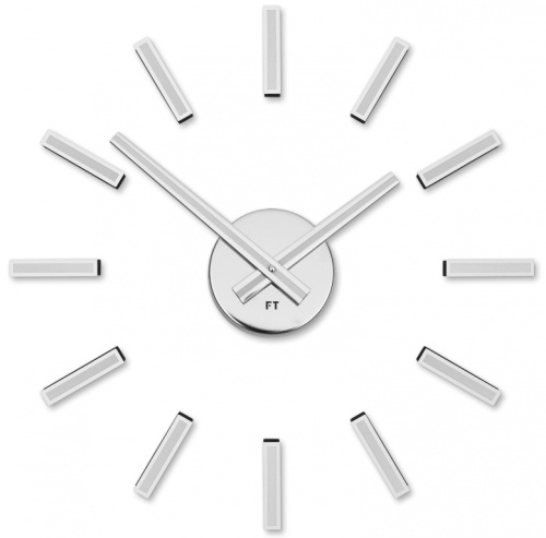 Designer self-adhesive wall clock Future Time FT9400WH Modular white 40cm
Click to view the picture detail.