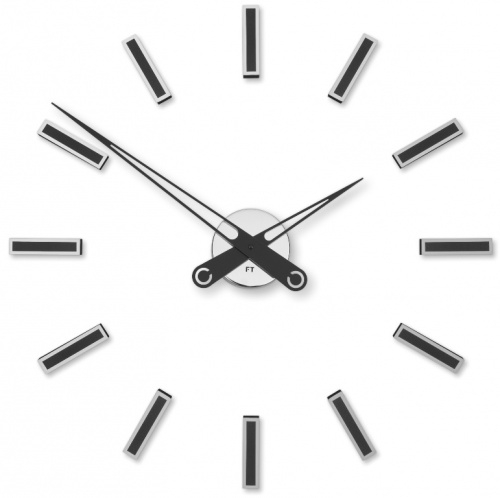 Designer self-adhesive wall clock Future Time FT9600BK Modular black 60cm
Click to view the picture detail.