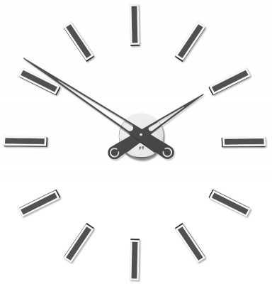Designer self-adhesive wall clock Future Time FT9600TT Modular titanium 60cm
Click to view the picture detail.