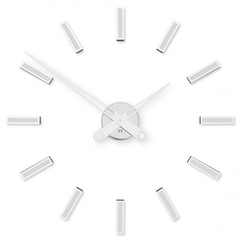 Designer self-adhesive wall clock Future Time FT9600WH Modular white 60cm
Click to view the picture detail.