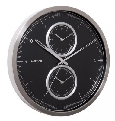 Designové nástěnné hodiny KA5508BK Karlssson 50cm
Click to view the picture detail.