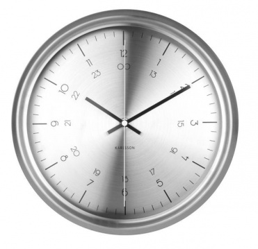 Designové nástěnné hodiny KA5597SI Karlsson 30cm
Click to view the picture detail.