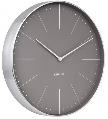 Designové nástěnné hodiny 5681GY Karlsson 38cm
Click to view the picture detail.