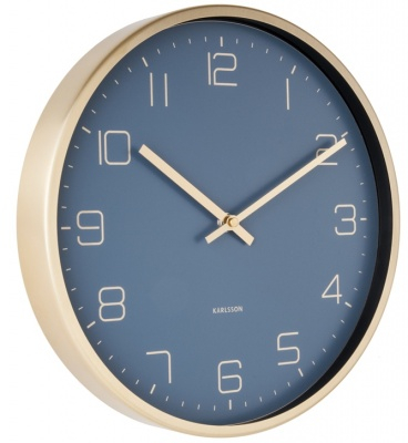 Designové nástěnné hodiny 5720BL Karlsson 30cm
Click to view the picture detail.