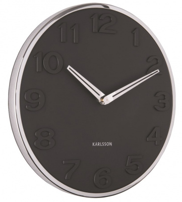 Designové nástěnné hodiny 5759BK Karlsson 30cm
Click to view the picture detail.