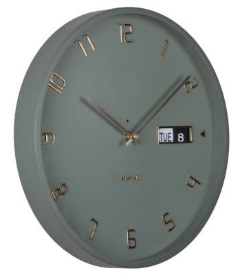 Designové nástěnné hodiny 5953GR Karlsson 30cm
Click to view the picture detail.