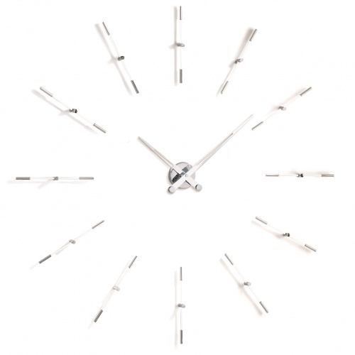 Designové nástěnné hodiny Nomon Merlin 12i white 110cm
Click to view the picture detail.