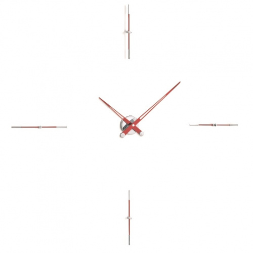 Designové nástěnné hodiny Nomon Merlin 4i red 110cm
Click to view the picture detail.