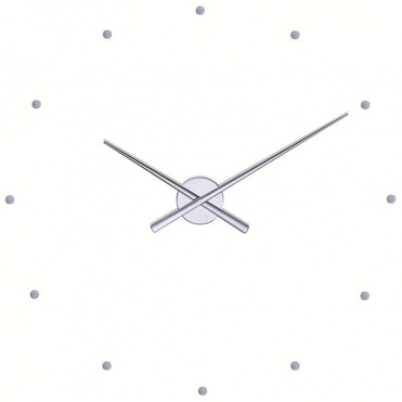 Designové nástěnné hodiny NOMON OJ stříbrné 80cm
Click to view the picture detail.
