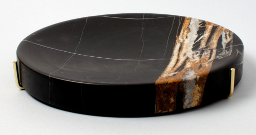 Luxury marble storage tray Pau Marble ST Sahara Noir 27cm
Click to view the picture detail.