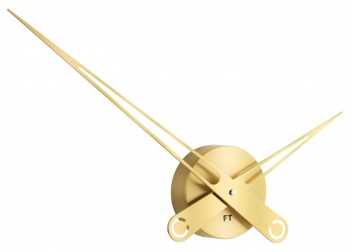 Designer wall clock Future Time FT9650GD Hands gold 60cm
Click to view the picture detail.